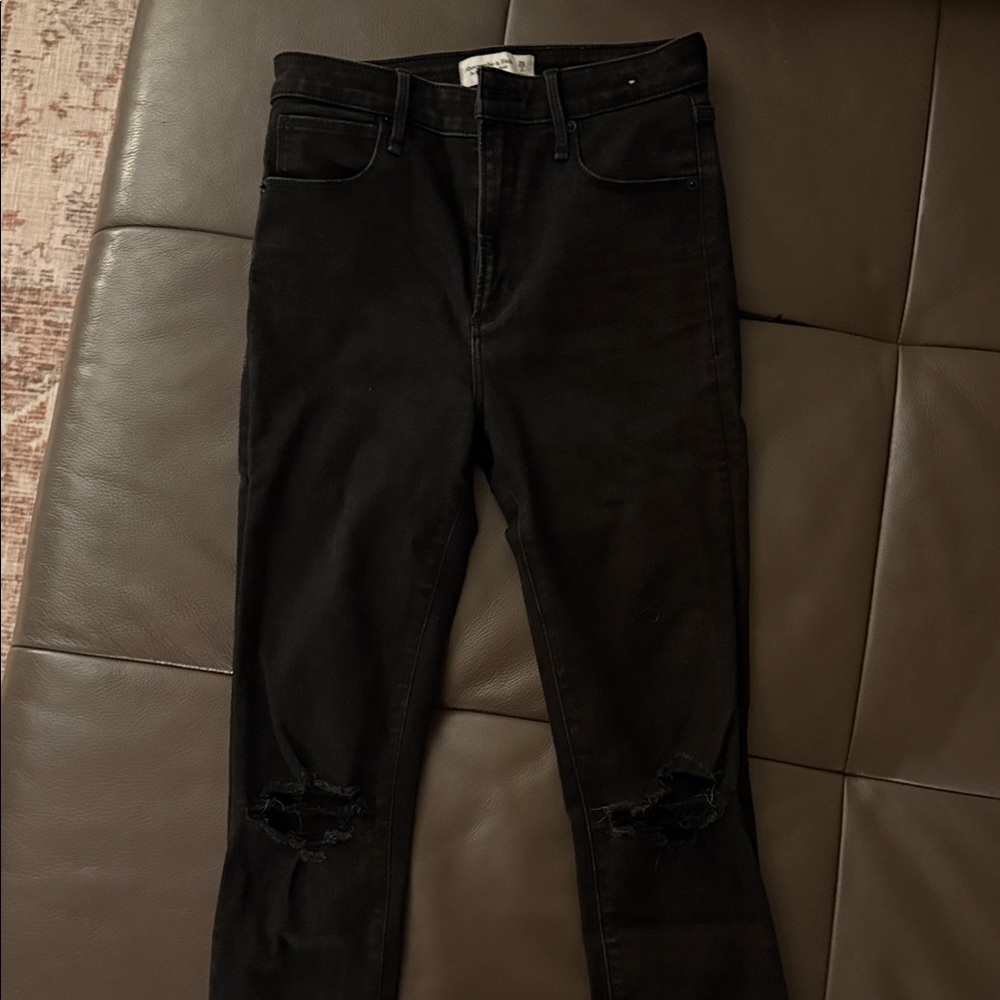 Abercrombie & Fitch Black High Rise Jeans